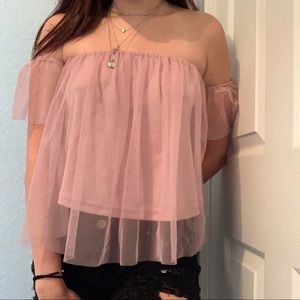 Pink Charlotte Russe Top